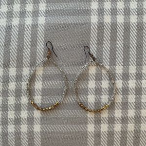 ⭐️STELLA & DOT ⭐️ beaded hoop earrings